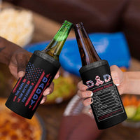 Christmas Gifts for Dad 4 in 1 Can Cooler Tumbler Daddy The Man The Myth The Legend - Wonder Print Shop