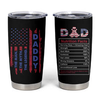 Christmas Gifts for Dad Tumbler Cup Daddy The Man The Myth The Legend - Wonder Print Shop
