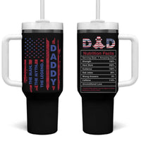 Christmas Gifts for Dad Tumbler With Handle Daddy The Man The Myth The Legend - Wonder Print Shop