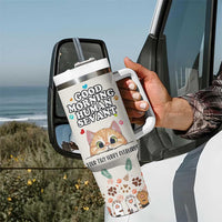 Cat Mom Gifts Tumbler With Handle Good Morning Cat Human Servant Fluffy Cats Cat Owner