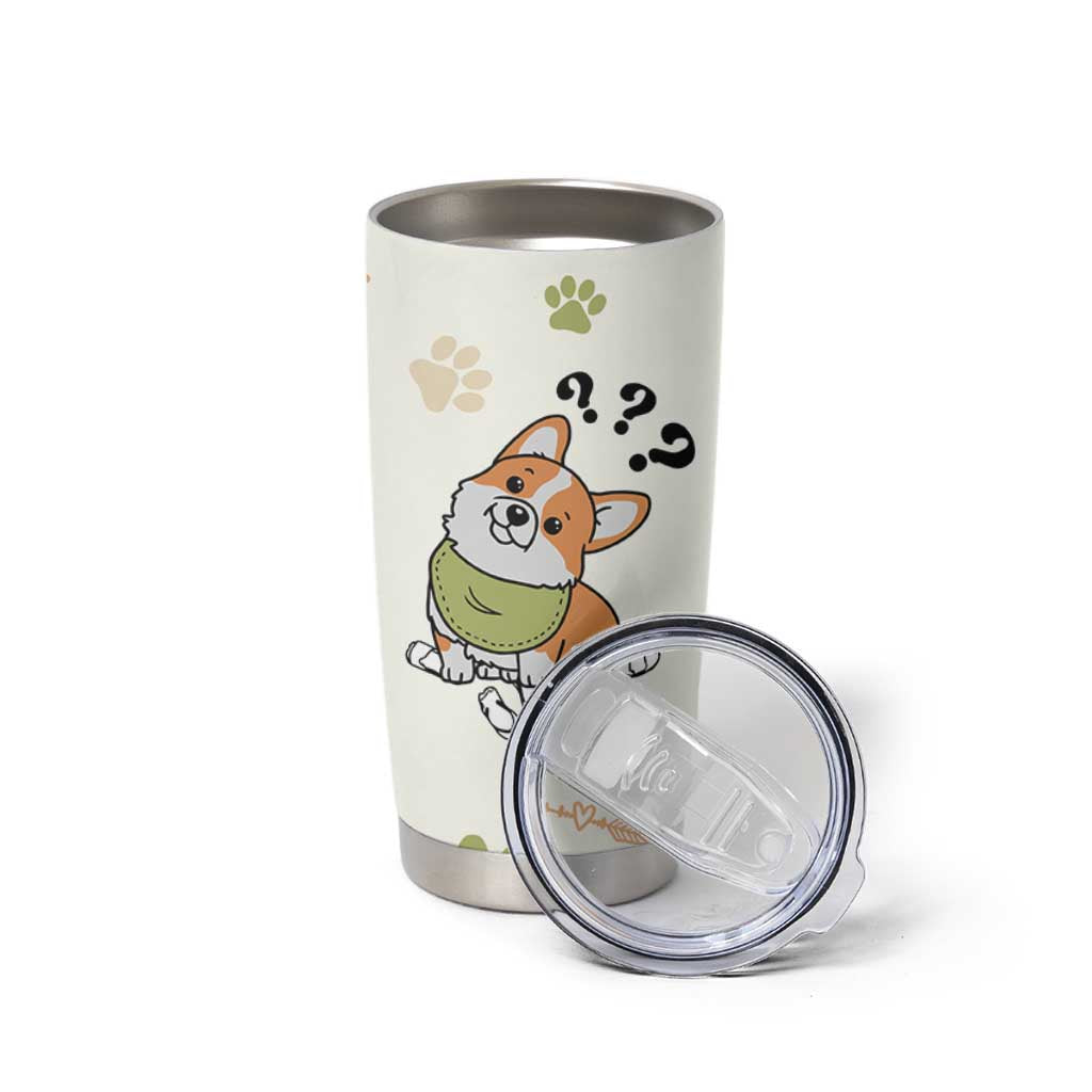 Dog Mom Gifts Tumbler Cup Best Fcking Dog Mom Ever Corgi Gag Gifts For New Puppy Fur Baby Owners