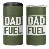 Dad Fuel 4 in 1 Can Cooler Tumbler Fathers Day Gift For Dad From Daughter Son