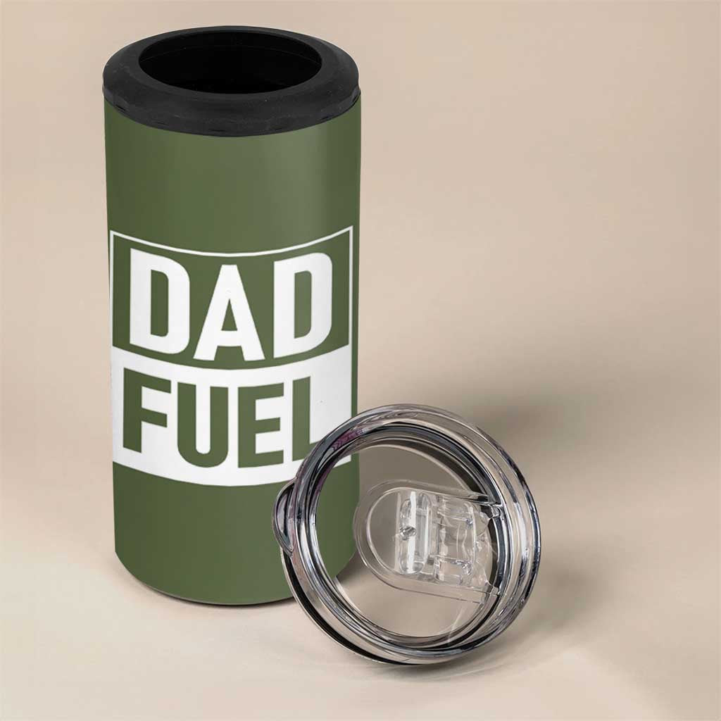 Dad Fuel 4 in 1 Can Cooler Tumbler Fathers Day Gift For Dad From Daughter Son