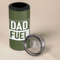 Dad Fuel 4 in 1 Can Cooler Tumbler Fathers Day Gift For Dad From Daughter Son