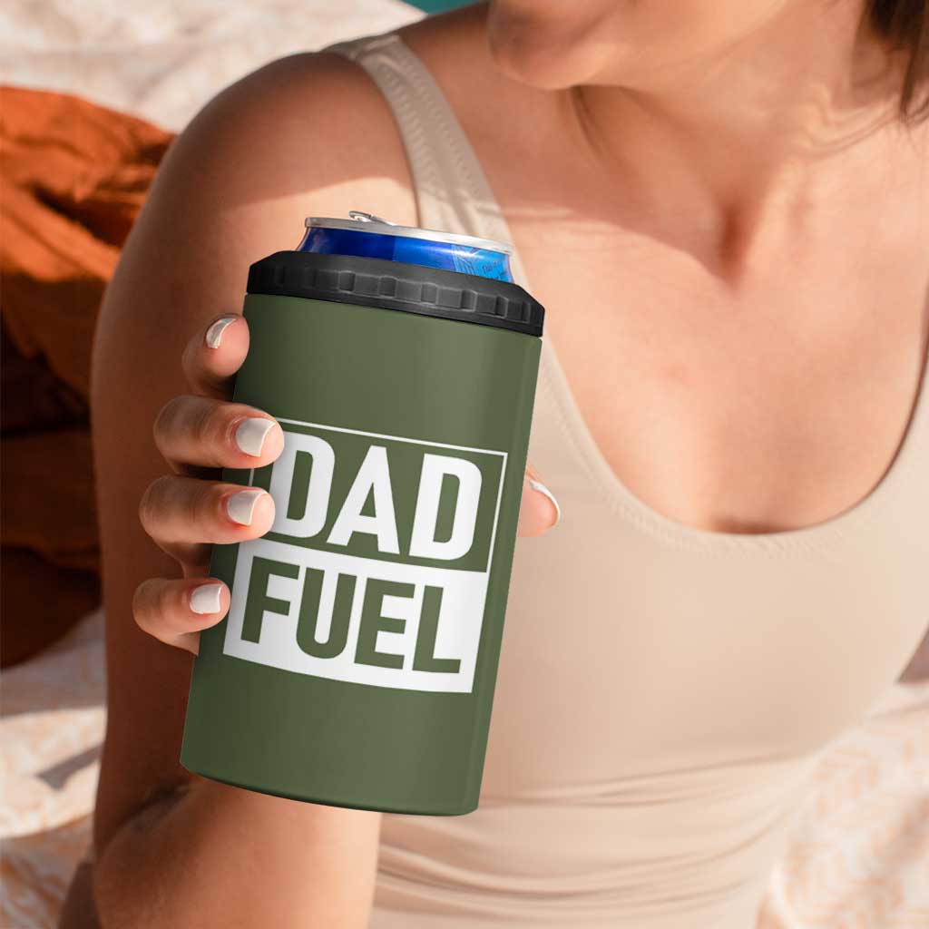 Dad Fuel 4 in 1 Can Cooler Tumbler Fathers Day Gift For Dad From Daughter Son