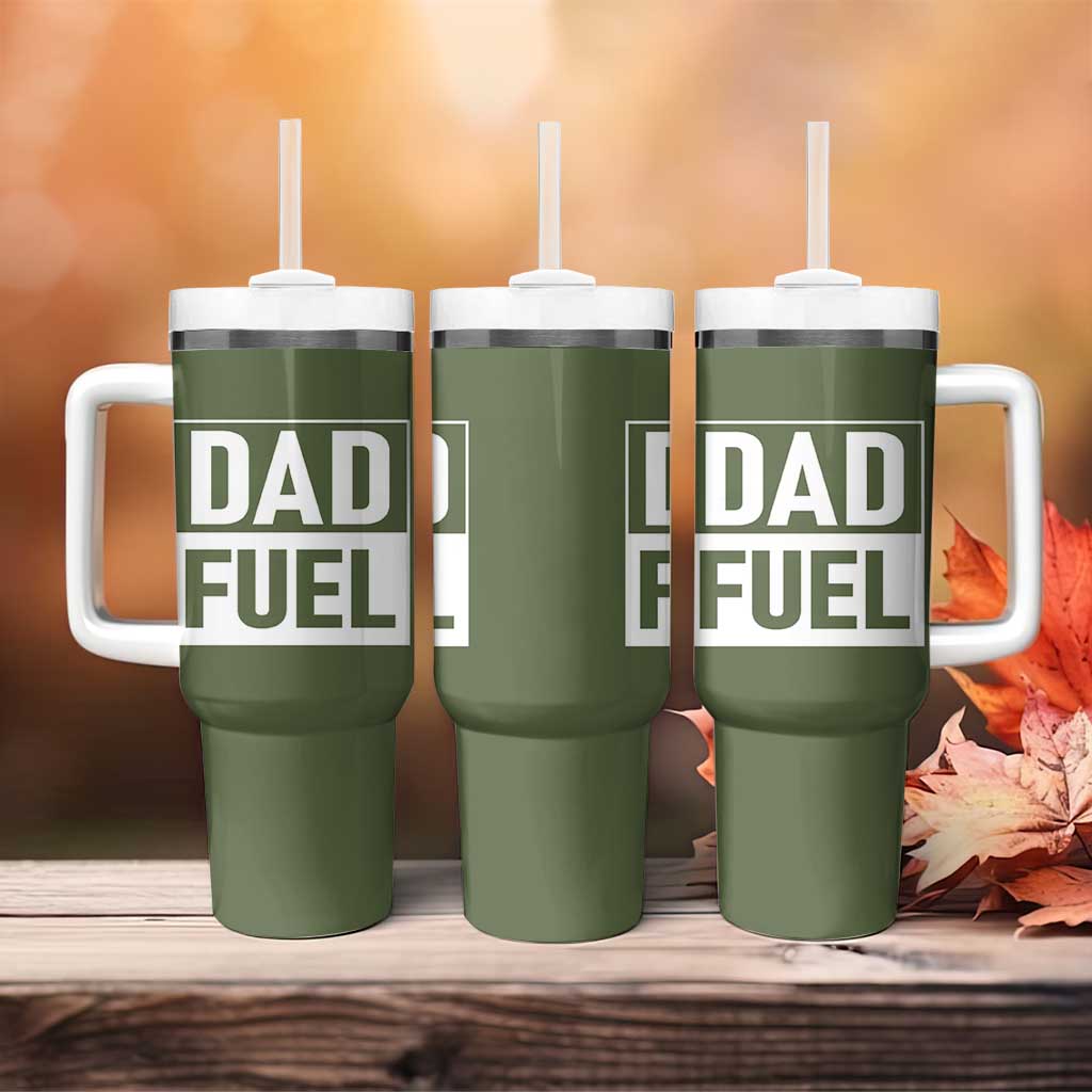 Dad Fuel Tumbler With Handle Fathers Day Gift For Dad From Daughter Son
