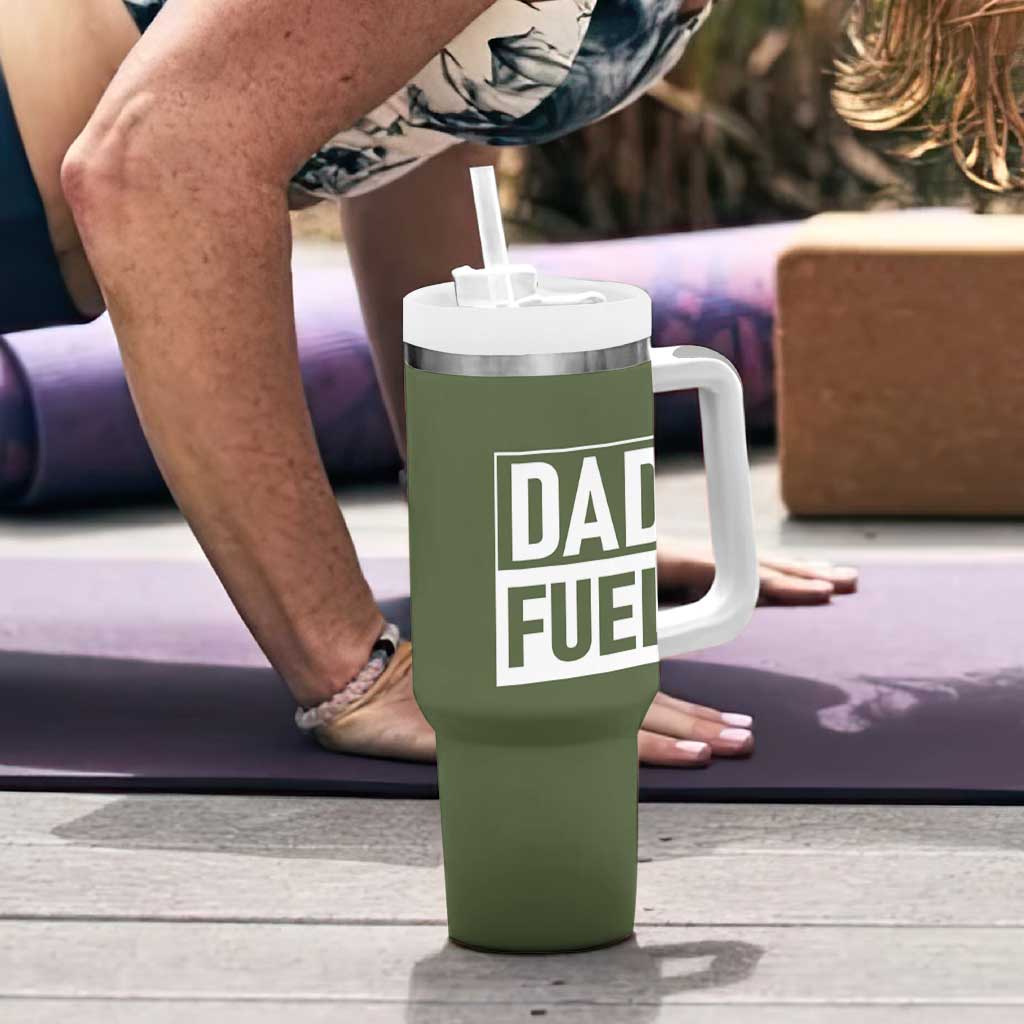 Dad Fuel Tumbler With Handle Fathers Day Gift For Dad From Daughter Son