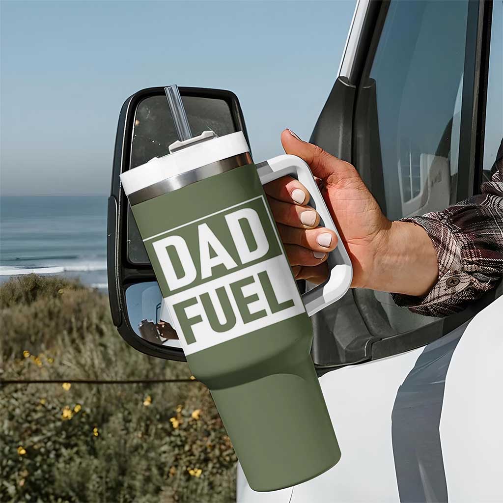 Dad Fuel Tumbler With Handle Fathers Day Gift For Dad From Daughter Son