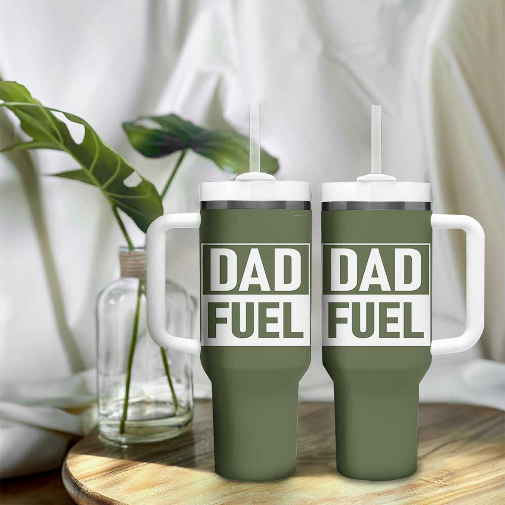 Dad Fuel Tumbler With Handle Fathers Day Gift For Dad From Daughter Son