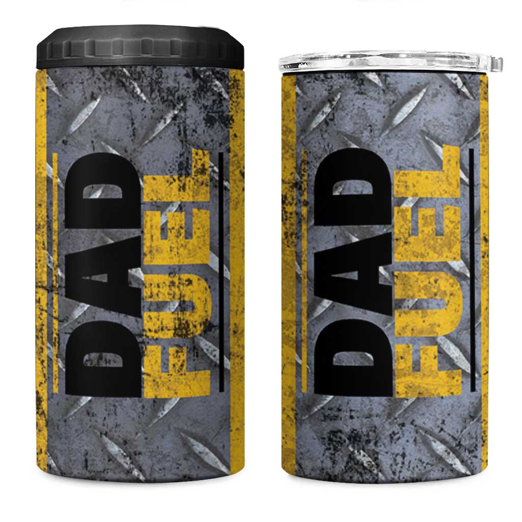Dad Fuel 4 in 1 Can Cooler Tumbler Mechanic Fathers Day Gift For Dad From Daughter Son