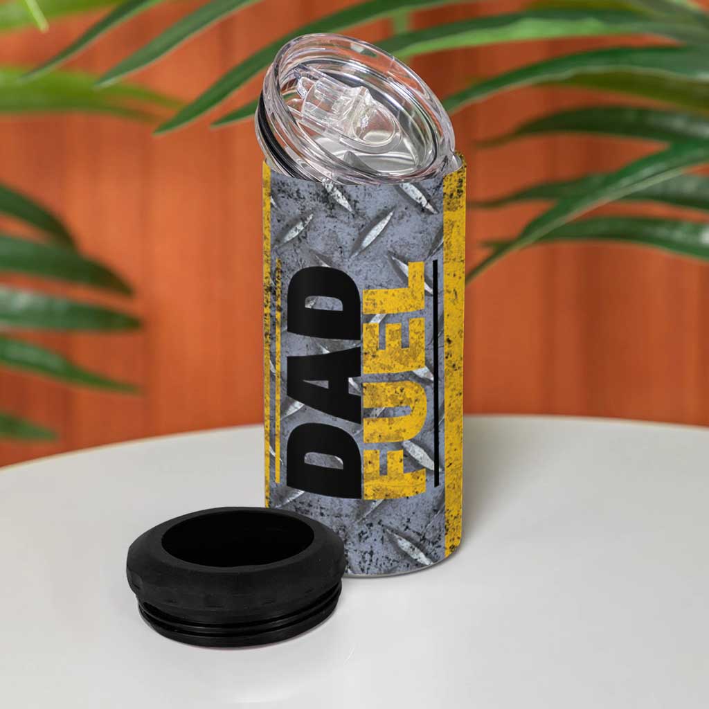 Dad Fuel 4 in 1 Can Cooler Tumbler Mechanic Fathers Day Gift For Dad From Daughter Son