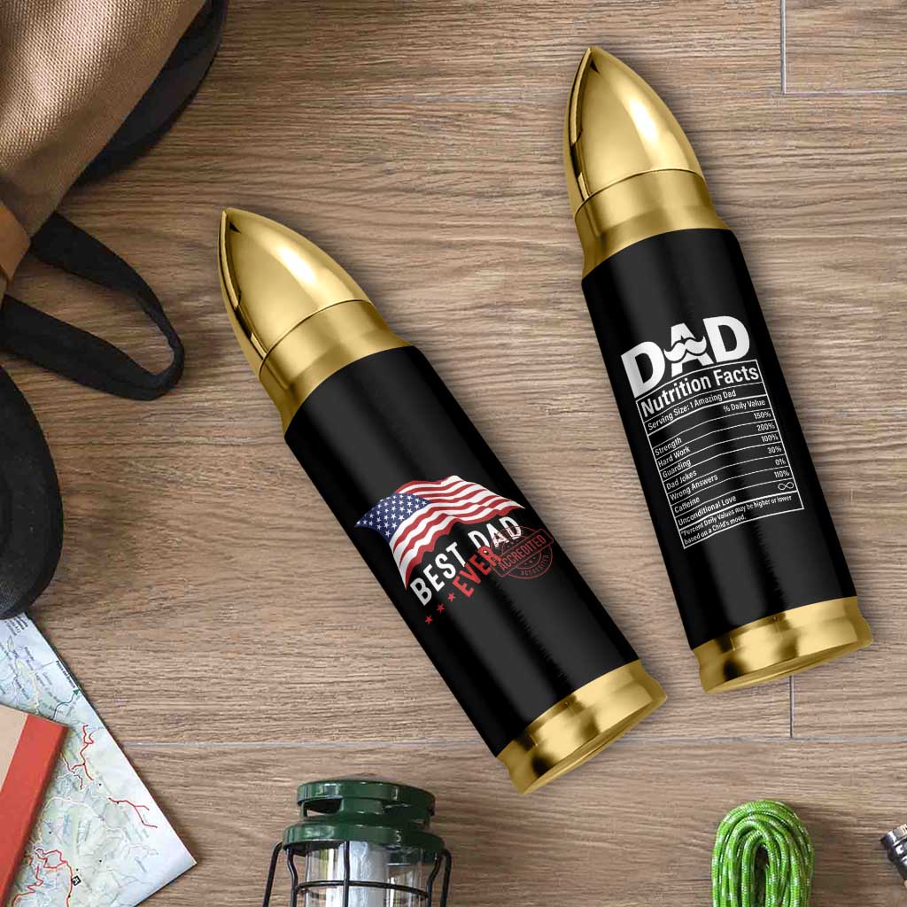 Dad Bullet Tumbler Best Dad Ever Gifts For Fathers Day American Flag