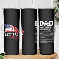 Dad Skinny Tumbler Best Dad Ever Gifts For Fathers Day American Flag