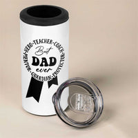 Best Dad 4 in 1 Can Cooler Tumbler Gifts for Dad from Daughter Son Kids Present for Fathers Day