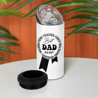 Best Dad 4 in 1 Can Cooler Tumbler Gifts for Dad from Daughter Son Kids Present for Fathers Day