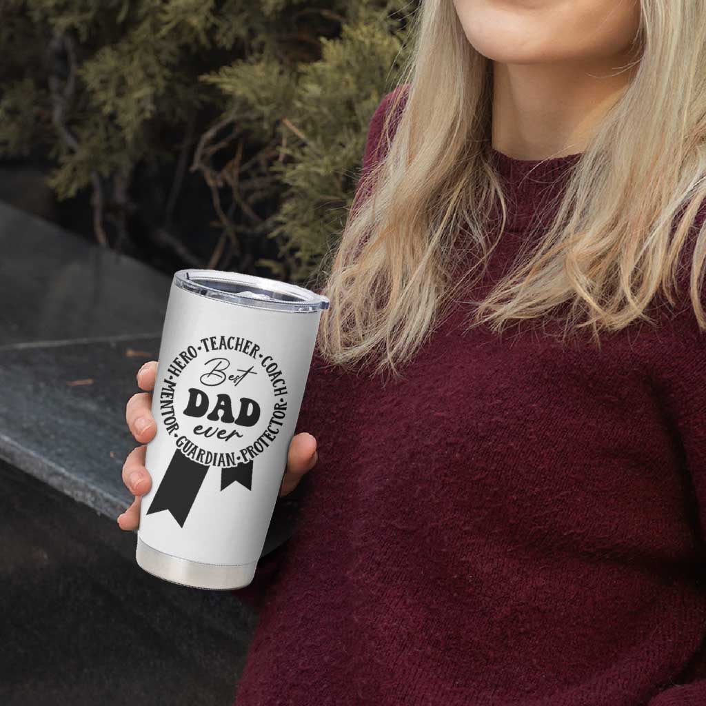Best Dad Tumbler Cup Gifts for Dad from Daughter Son Kids Present for Fathers Day