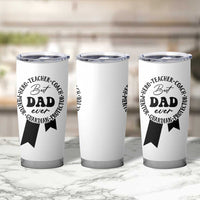 Best Dad Tumbler Cup Gifts for Dad from Daughter Son Kids Present for Fathers Day