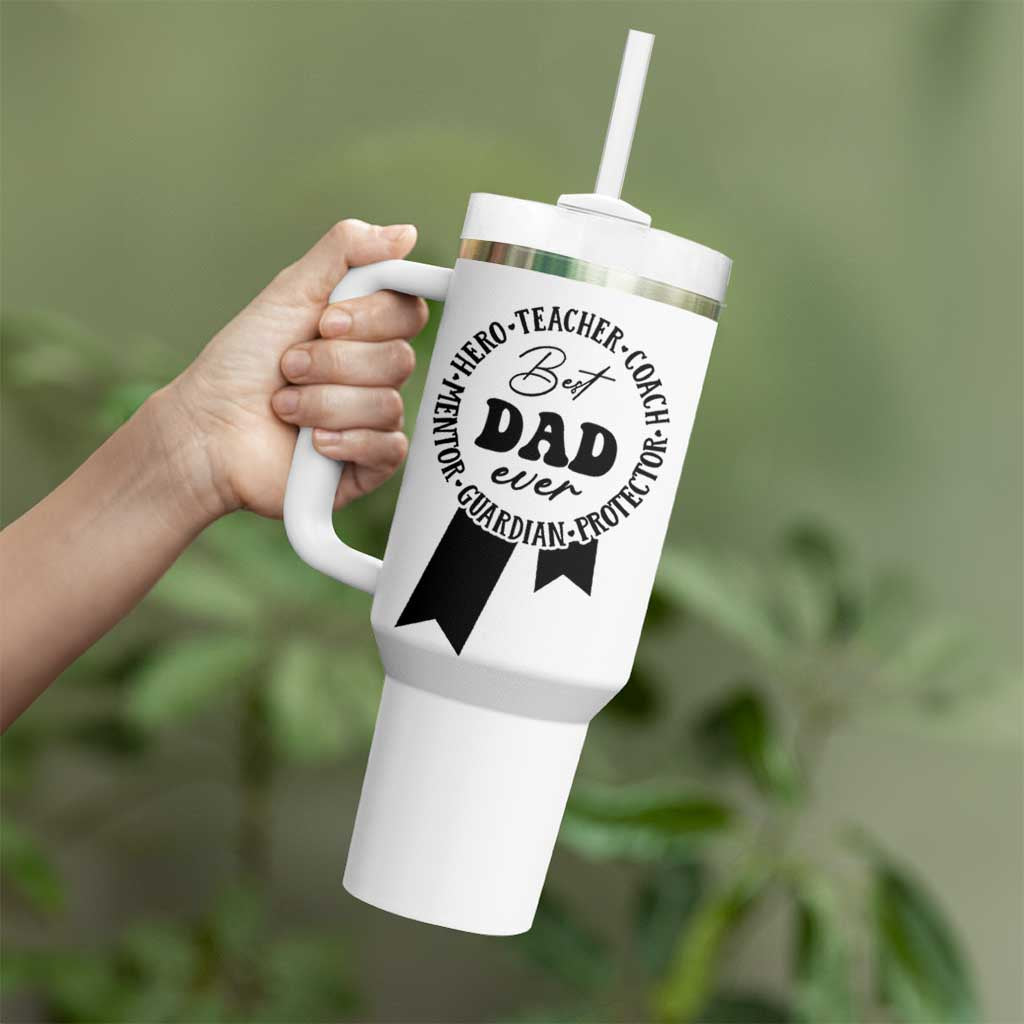Best Dad Tumbler With Handle Gifts for Dad from Daughter Son Kids Present for Fathers Day