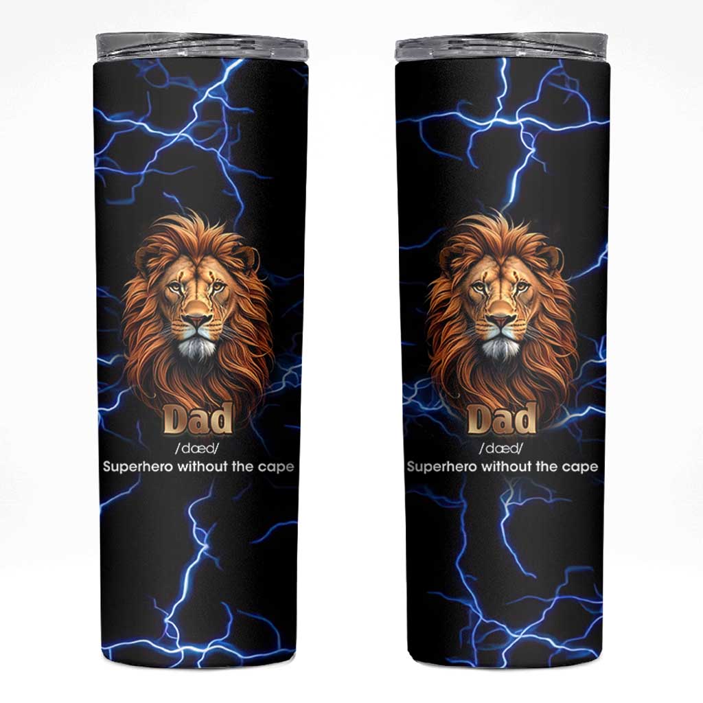 Funny Father's Day Gift For Dad Skinny Tumbler Superhero Superdad Fathers Day Gifts for Dad from Daughter Son