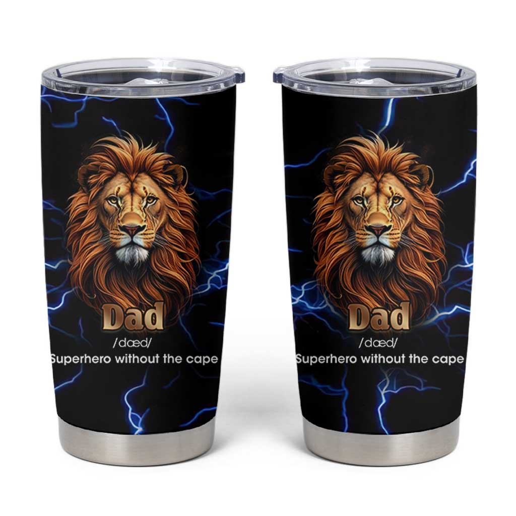 Funny Father's Day Gift For Dad Tumbler Cup Superhero Superdad Fathers Day Gifts for Dad from Daughter Son