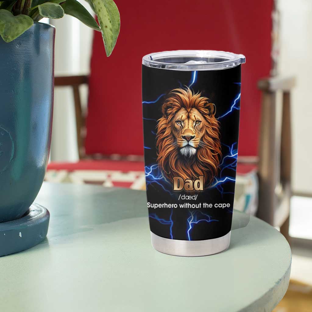 Funny Father's Day Gift For Dad Tumbler Cup Superhero Superdad Fathers Day Gifts for Dad from Daughter Son