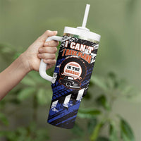 Funny Car Mechanic Tumbler With Handle I Cant I Have Plans In The Garage Father Day