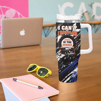 Funny Car Mechanic Tumbler With Handle I Cant I Have Plans In The Garage Father Day