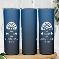 Dad Birthday Gifts From Daughter Skinny Tumbler Like Father Like Daughter Oh Crap Funny Fathers Day Gifts