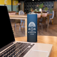 Dad Birthday Gifts From Daughter Skinny Tumbler Like Father Like Daughter Oh Crap Funny Fathers Day Gifts