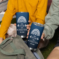 Dad Birthday Gifts From Daughter Tumbler Cup Like Father Like Daughter Oh Crap Funny Fathers Day Gifts