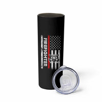 Funny Firefighter Gifts Skinny Tumbler Where My Hose At American Flag