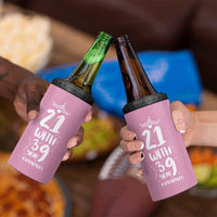 60th Birthday Gifts For Women 4 in 1 Can Cooler Tumbler 21 With 39 Years Experience Funny 60 Year Olds