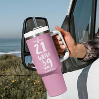60th Birthday Gifts For Women Tumbler With Handle 21 With 39 Years Experience Funny 60 Year Olds