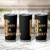 Funny 30th Birthday Gifts Tumbler Cup So Happy Im Thirty 1996 30 Year Olds