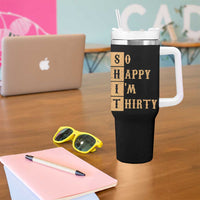 Funny 30th Birthday Gifts Tumbler With Handle So Happy Im Thirty 1996 30 Year Olds