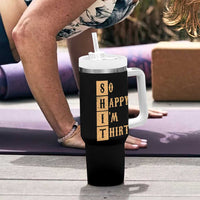 Funny 30th Birthday Gifts Tumbler With Handle So Happy Im Thirty 1996 30 Year Olds