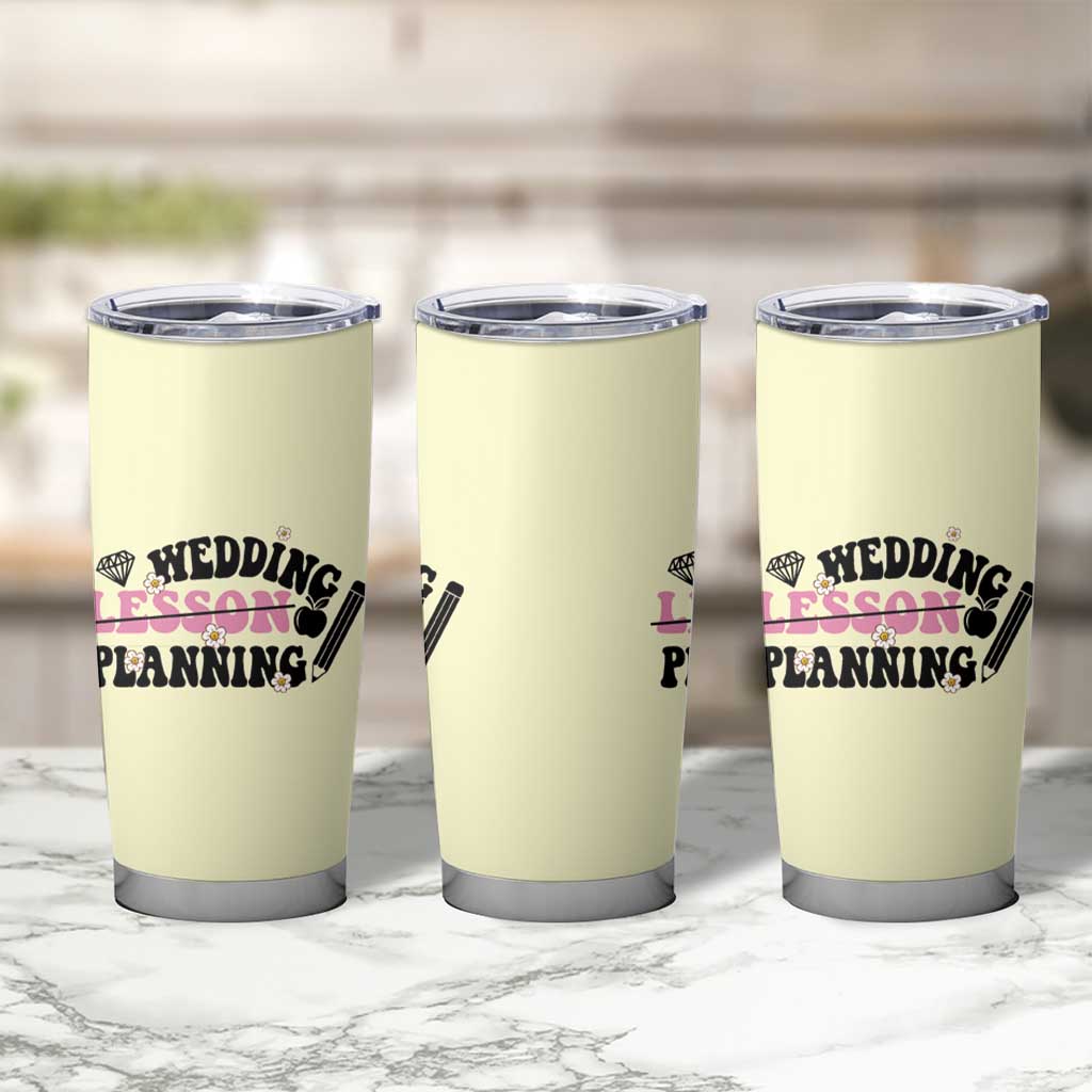 Teacher Wedding Gift Tumbler Cup Lesson Planning Engaged Gifts for Her - Wonder Print Shop