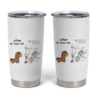 40th Birthday Tumbler Cup Funny Dancing Unicorn 1986 Other 40 Year Olds