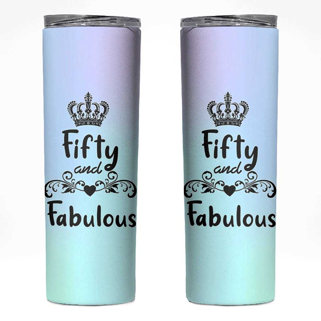 50th Birthday Gifts For Women Skinny Tumbler 1976 Turning 50 Year Old Gift For Her Mom Wife Friends