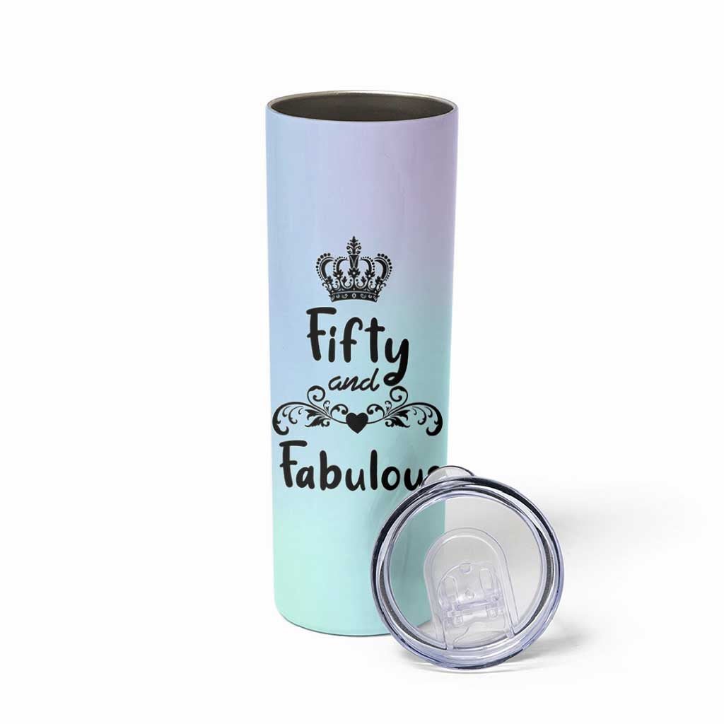 50th Birthday Gifts For Women Skinny Tumbler 1976 Turning 50 Year Old Gift For Her Mom Wife Friends