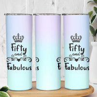 50th Birthday Gifts For Women Skinny Tumbler 1976 Turning 50 Year Old Gift For Her Mom Wife Friends