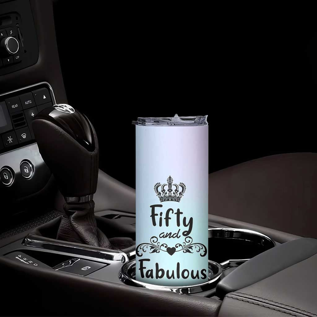 50th Birthday Gifts For Women Skinny Tumbler 1976 Turning 50 Year Old Gift For Her Mom Wife Friends