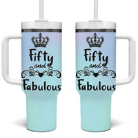 50th Birthday Gifts For Women Tumbler With Handle 1976 Turning 50 Year Old Gift For Her Mom Wife Friends