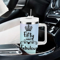 50th Birthday Gifts For Women Tumbler With Handle 1976 Turning 50 Year Old Gift For Her Mom Wife Friends