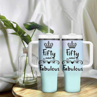 50th Birthday Gifts For Women Tumbler With Handle 1976 Turning 50 Year Old Gift For Her Mom Wife Friends