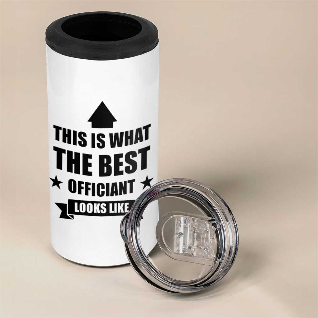 Wedding Officiant 4 in 1 Can Cooler Tumbler Funny Wedding Registry Best Officiants Ever Gift From Couple