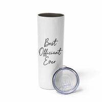 Personalized Wedding Officiant Skinny Tumbler Custom Name And Date Funny Wedding Registry Gift From Couple