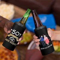 50th Wedding Anniversary For Couples 4 in 1 Can Cooler Tumbler 50 Years Of Being Mrs Always Right Parents Golden Anniversary Gifts