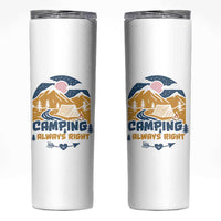 Camping Gifts Skinny Tumbler Outdoor Camping Mountain Nature Hiking Camp Lover Gift