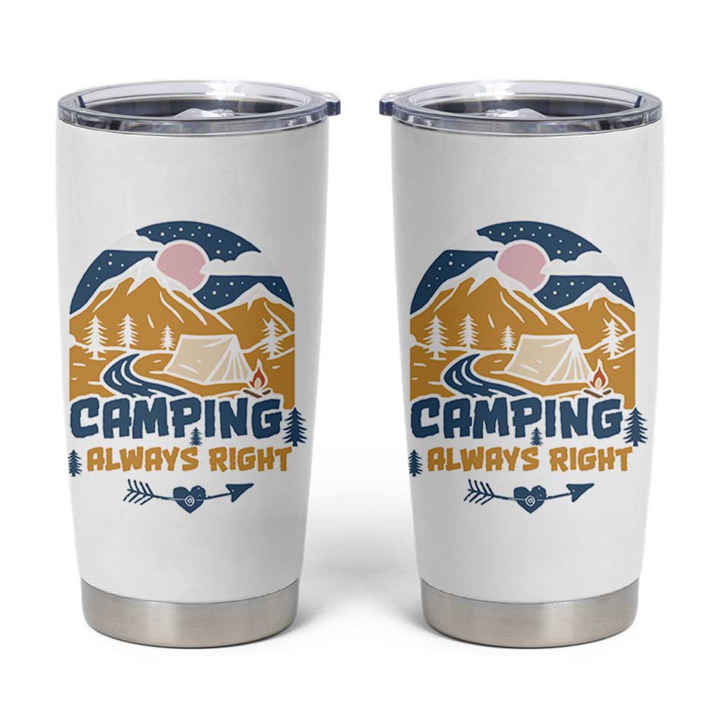 Camping Gifts Tumbler Cup Outdoor Camping Mountain Nature Hiking Camp Lover Gift